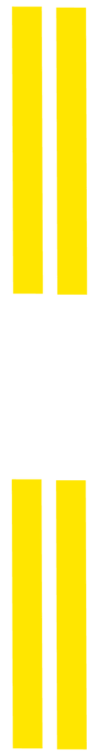 Abstract Yellow Pillar Shapes on Transparent Background