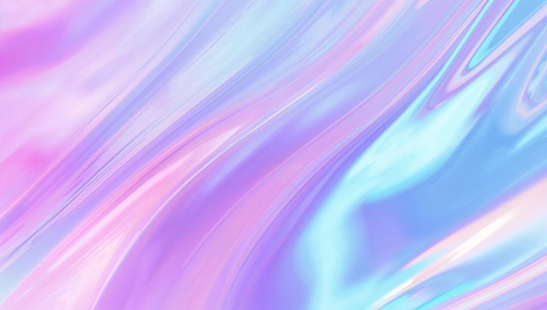 Abstract Pastel Gradient with Glossy Iridescent Effect