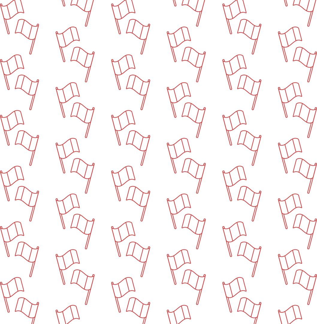 Seamless Red Flags Transparent Background Pattern Vector Art - Download Free Stock Images Pikwizard.com