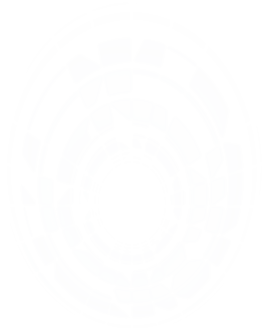 Digital Circles on Transparent Background