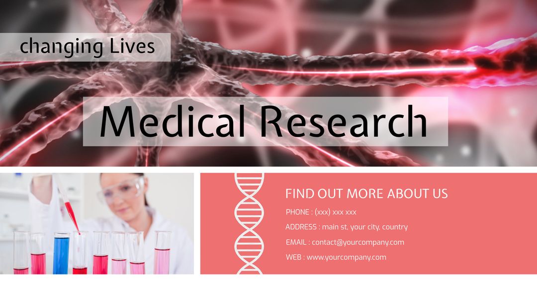 Innovative Medical Research Neurons and Laboratory Imagery