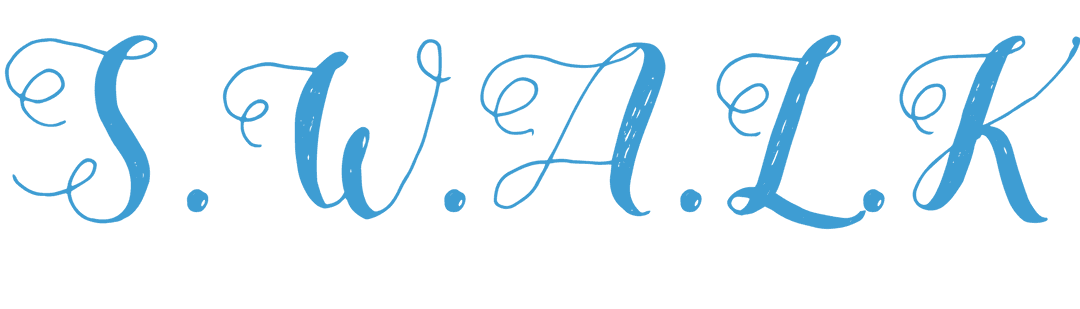 S.W.A.L.K Text Illustration Transparent Background