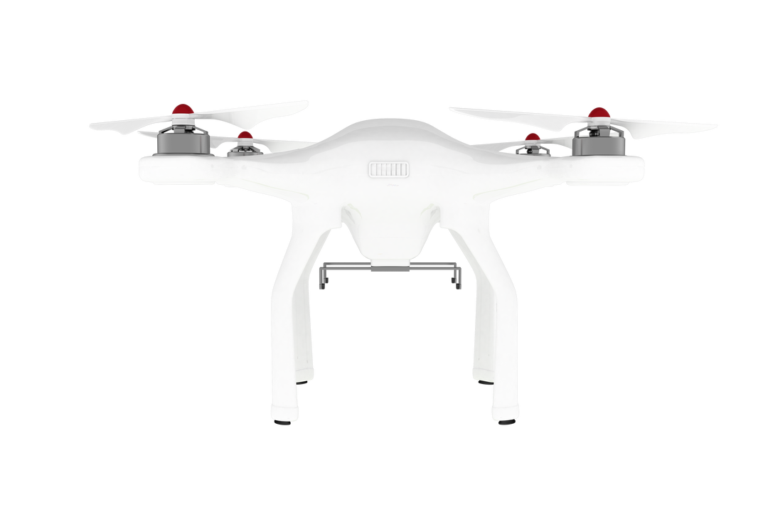 Isolated White Drone on Transparent Background - Download Free Stock Images Pikwizard.com