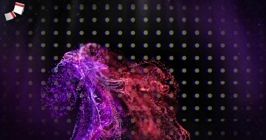 Abstract Digital Particles with Network Connections