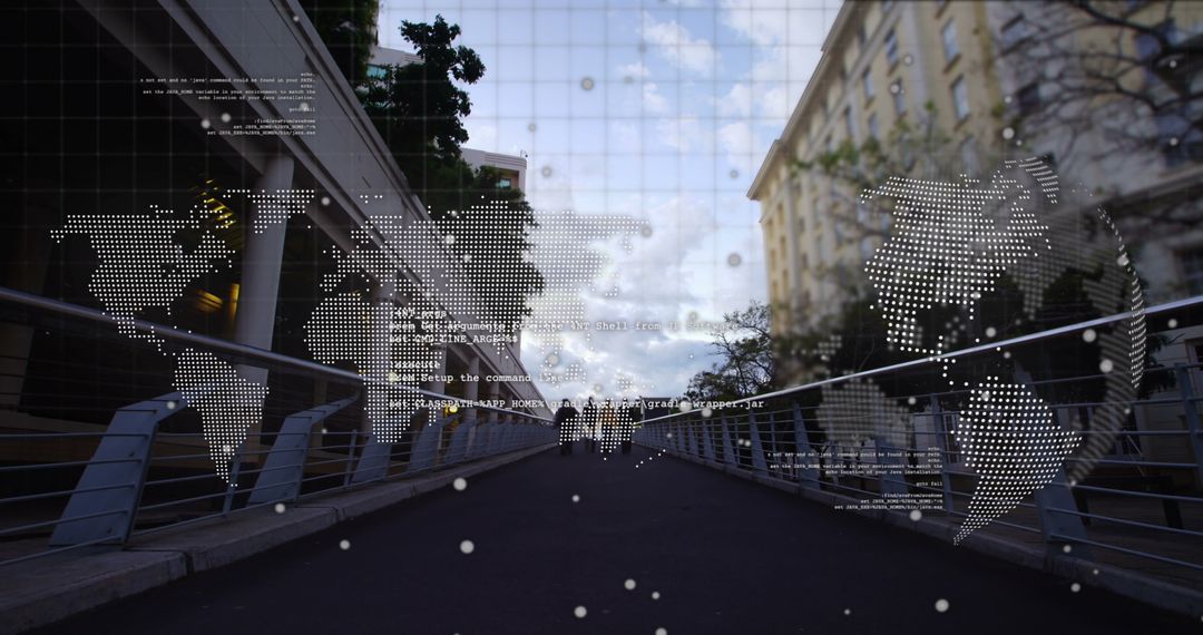Double Exposure of Global Networking and City Crossing