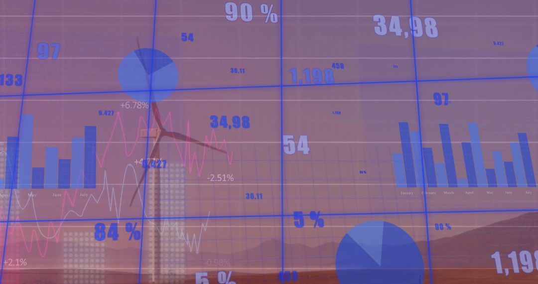 Renewable Energy Fintech Data Innovation Concept