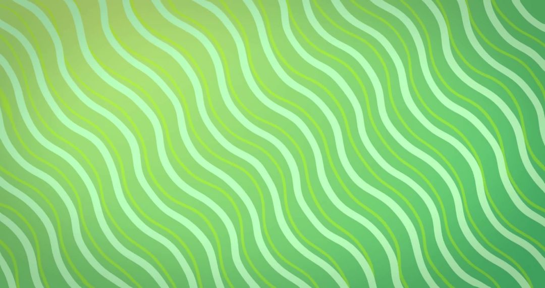 Wavy lines surreal green background design
