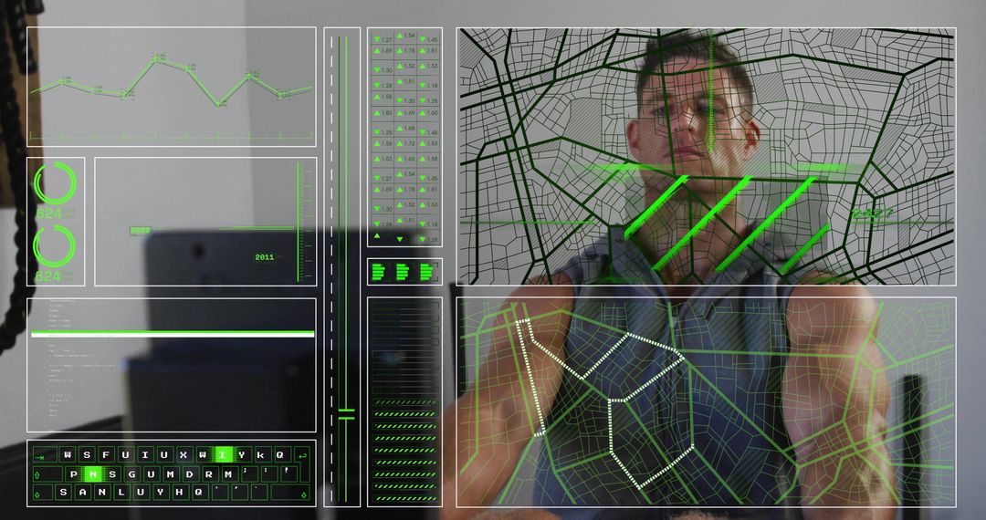 Technological Fitness Rising Setup with Holographic Data Interfaces