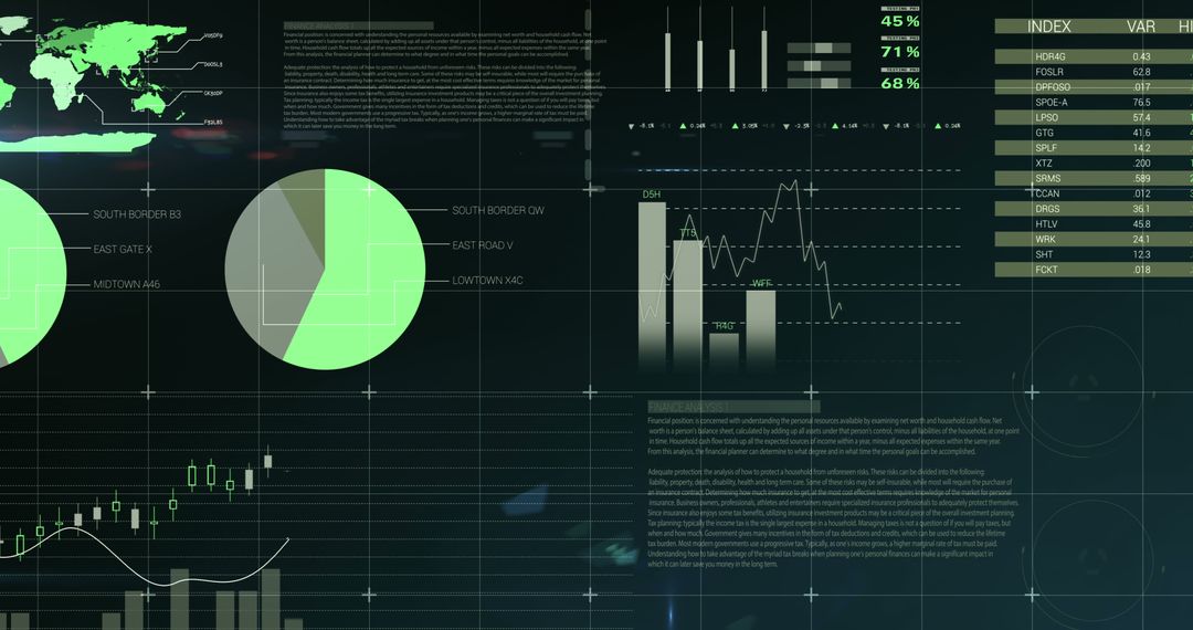 Futuristic Dashboard Interface with Data Analytics and Graphs - Free Images, Stock Photos and Pictures on Pikwizard.com