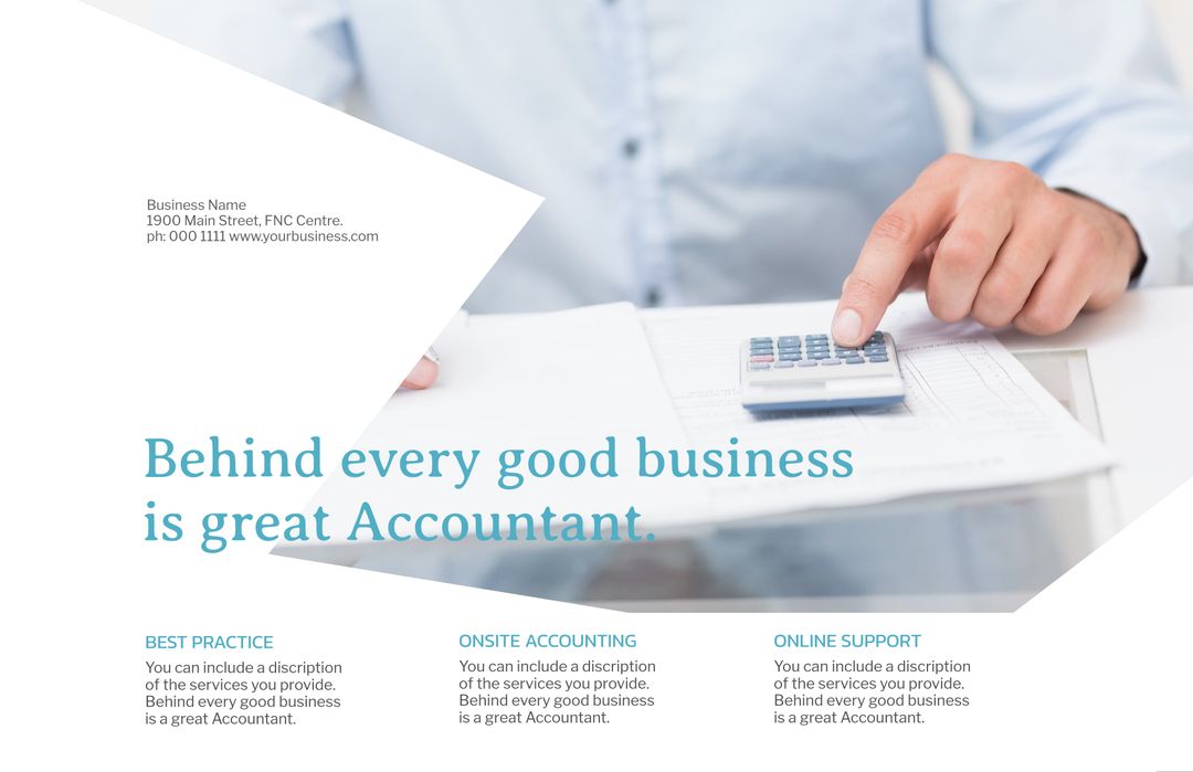 Meticulous Accountant Analyzing Financial Documents