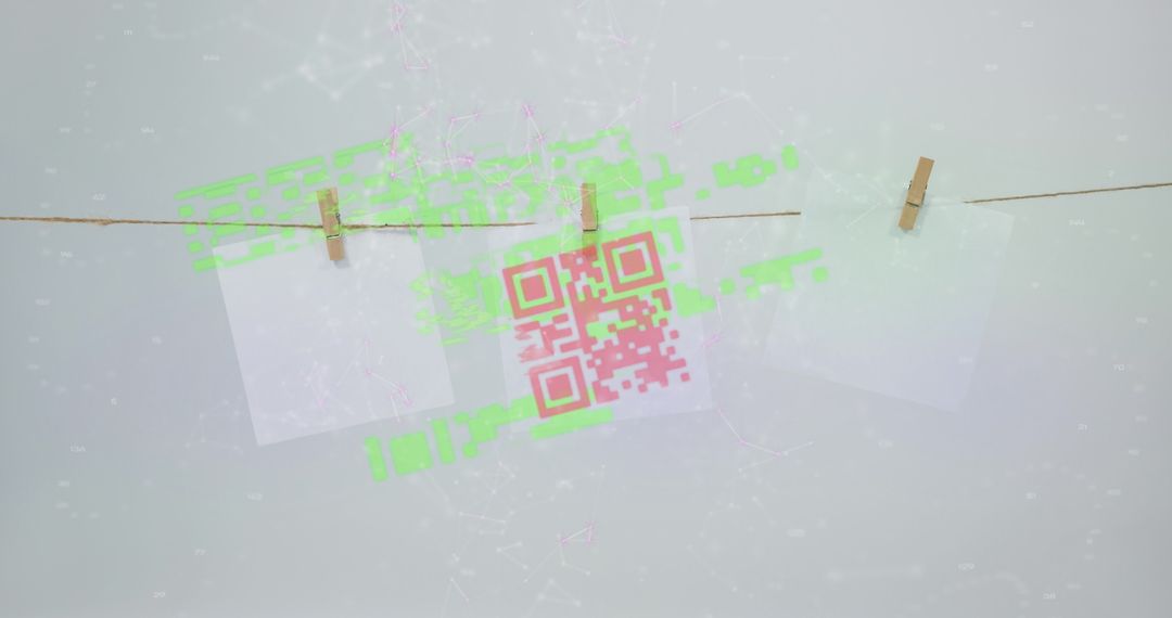 Digital Interface with QR Code and Notes on Wire