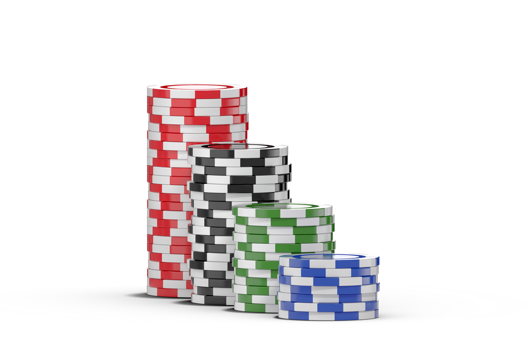 Stacked Transparent Gambling Chips in Various Colors and Heights - Download Free Stock Images Pikwizard.com