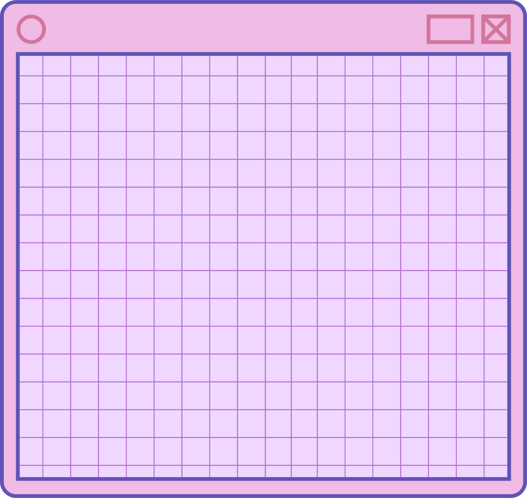 empty grid in pastel pink window with transparent background - Download Free Stock Images Pikwizard.com