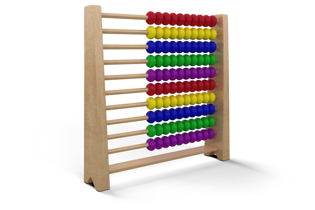 Colorful Traditional Wooden Abacus on Transparent Background - Download Free Stock Images Pikwizard.com