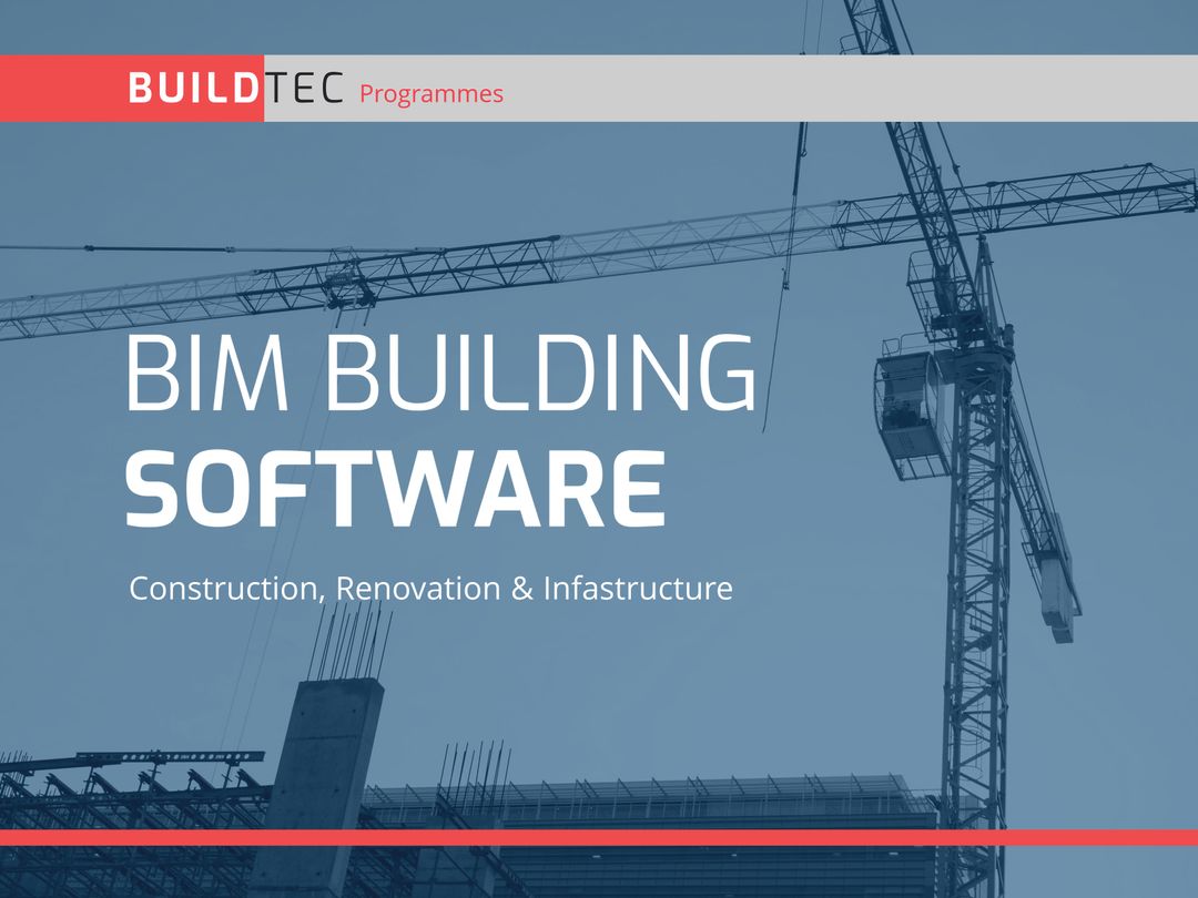 BIM Building Software Crane Emblem of Architectural Innovation