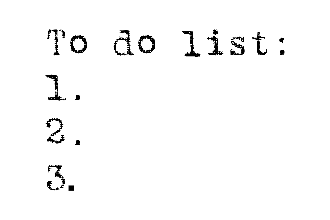 Digital To Do List Illustration on Transparent Background