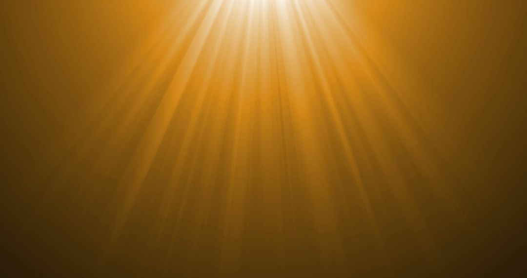 Burst of Golden Light Rays and Confetti on Vibrant Background