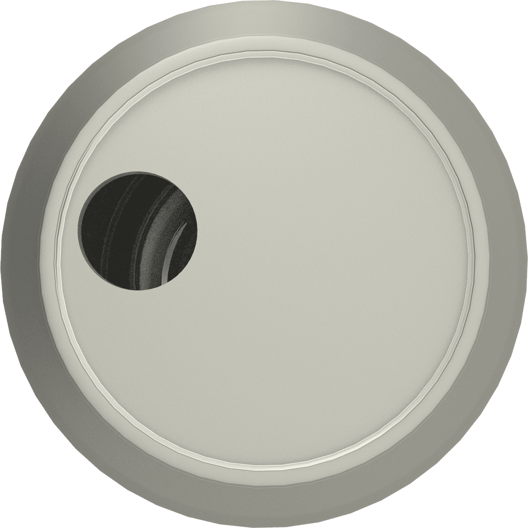 Close Up of Grey Can Cap with Transparent Lid Feature - Download Free Stock Images Pikwizard.com