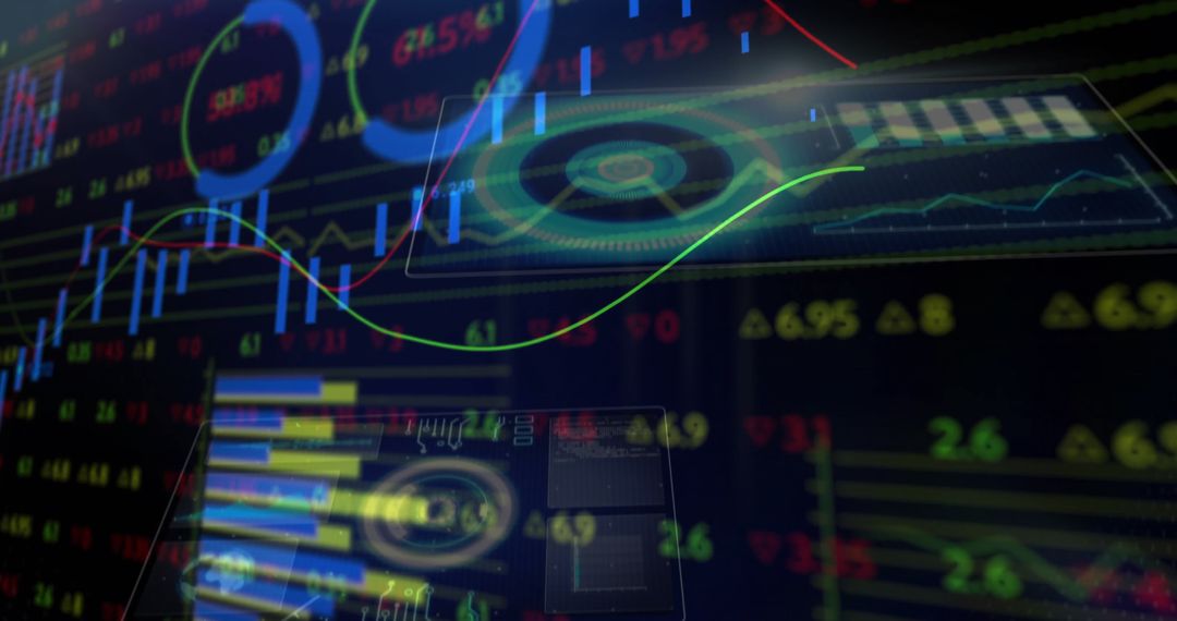 Advanced Financial Data Analytics Visualization on Trading Dashboard