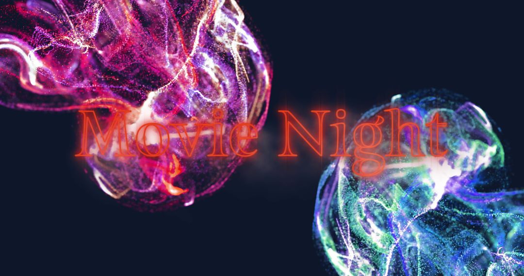 Digital Movie Night with Vibrant Dynamic Design