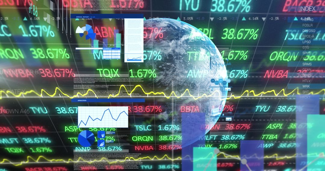 Global Trading Analytics on Digital Dashboard with Data Visualization