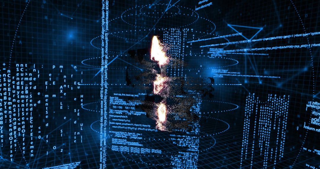 Global Data Processing with Code and Digital Graphics - Free Images, Stock Photos and Pictures on Pikwizard.com