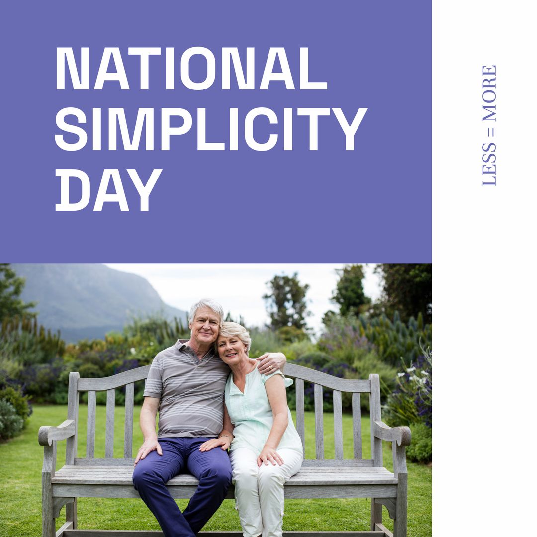 Happy Senior Couple Enjoying National Simplicity Day Outdoors