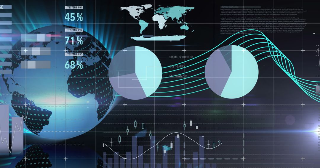 Global Data Visualization with Interactive Charts and Graphs - Free Images, Stock Photos and Pictures on Pikwizard.com