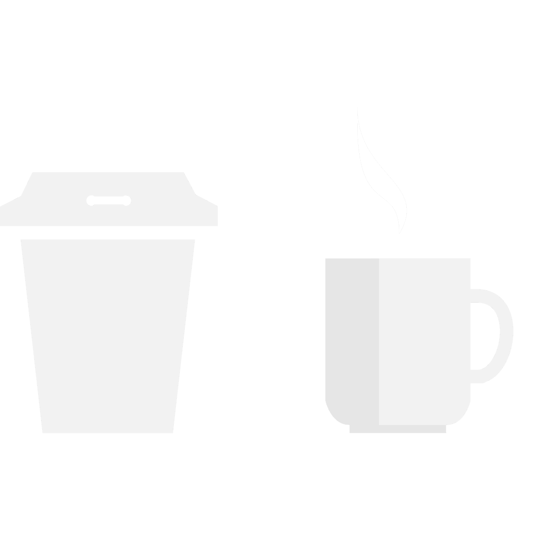 Coffee Cup Designs on Transparent Background: Vector Relaxation Lifestyle