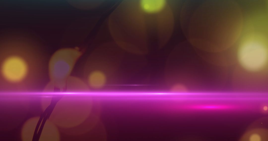 Vibrant Abstract Light with Bokeh Effect