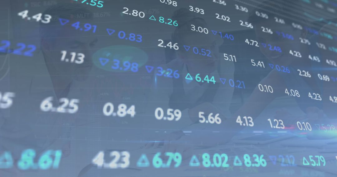 Digital Finance Interface Displaying Stocks and Data Analytics - Free Images, Stock Photos and Pictures on Pikwizard.com