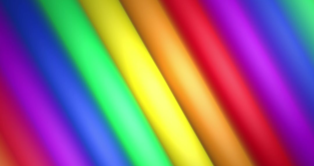 Rainbow Abstract Background with Vibrant Diagonal Lines