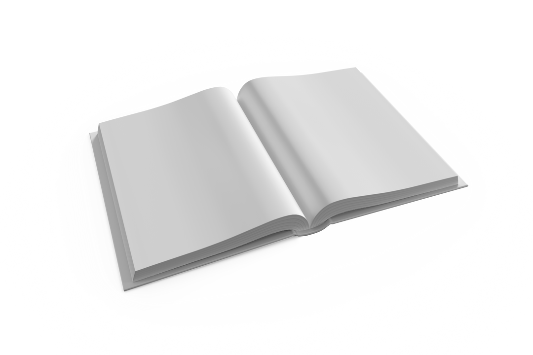 Open Blank Book on Transparent Background, Ready for Creative Design - Download Free Stock Images Pikwizard.com