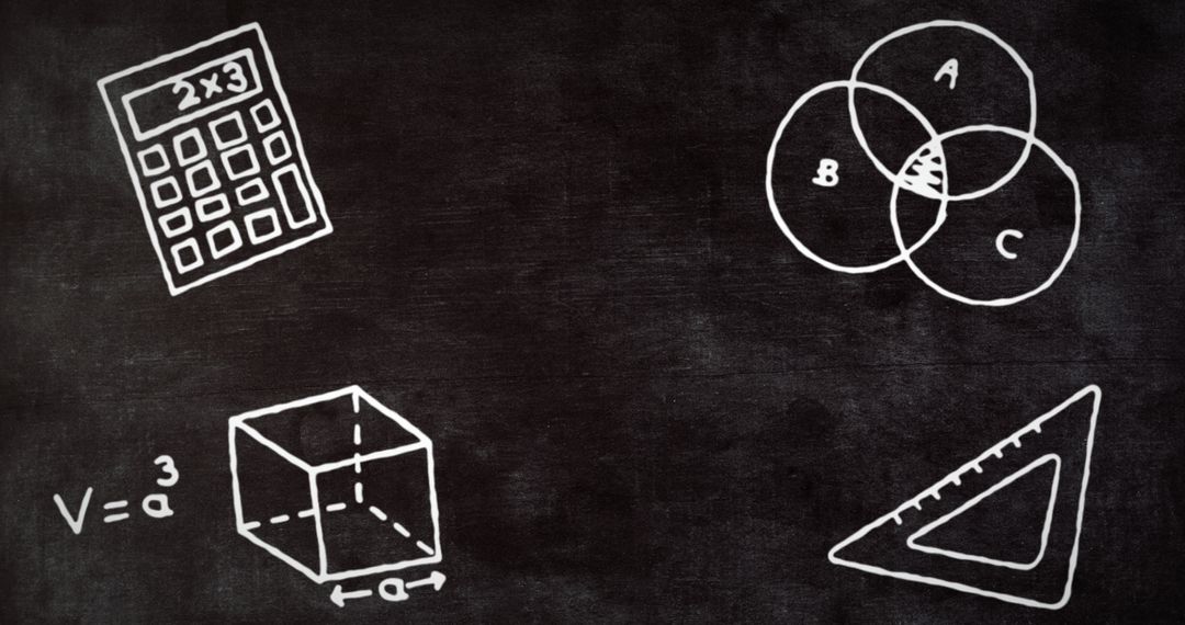 Mathematical Concepts Illustrated on Blackboard