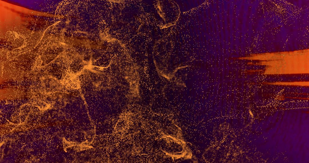 Dynamic Glowing Lights and Waves Animation