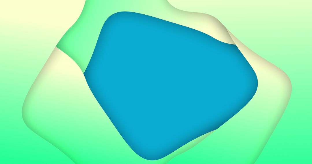 Abstract Wave Pattern on Blue Gradient Background