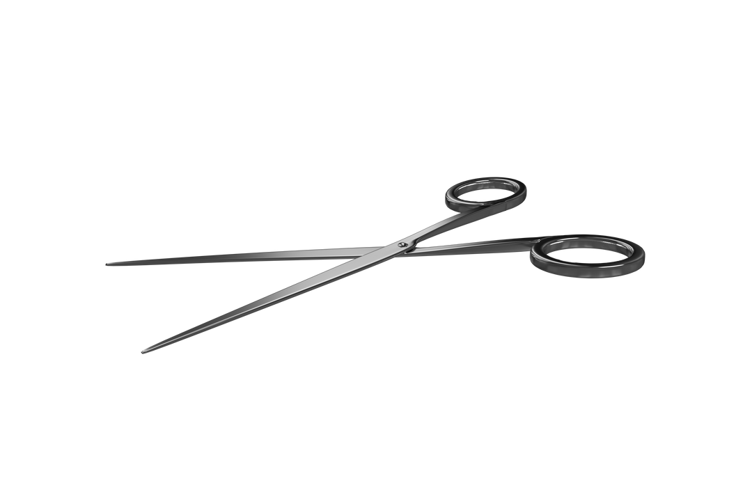 Transparent Black Scissors Isolated Against Clear Background - Download Free Stock Images Pikwizard.com