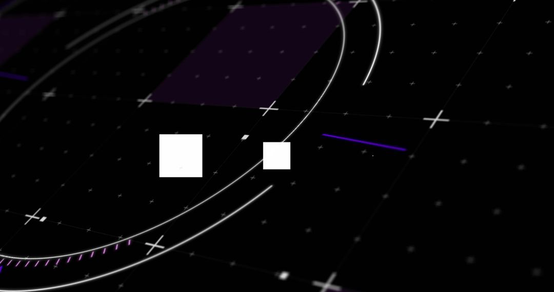 Futuristic Data Loading Interface With Tech Elements