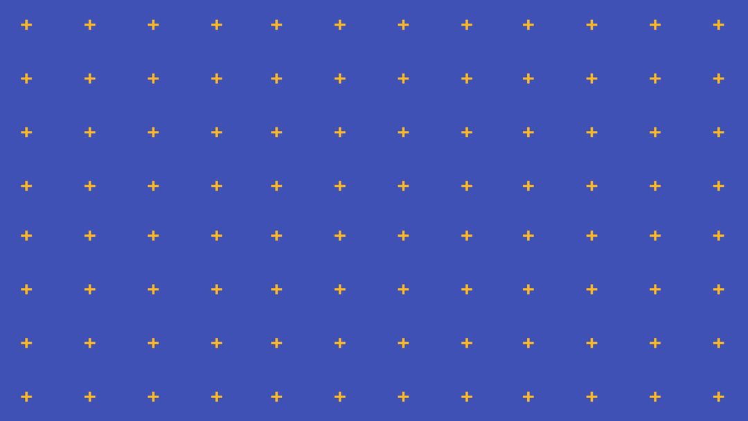 Vibrant Blue Background with Yellow Crosses Pattern - Download Free Stock Templates Pikwizard.com