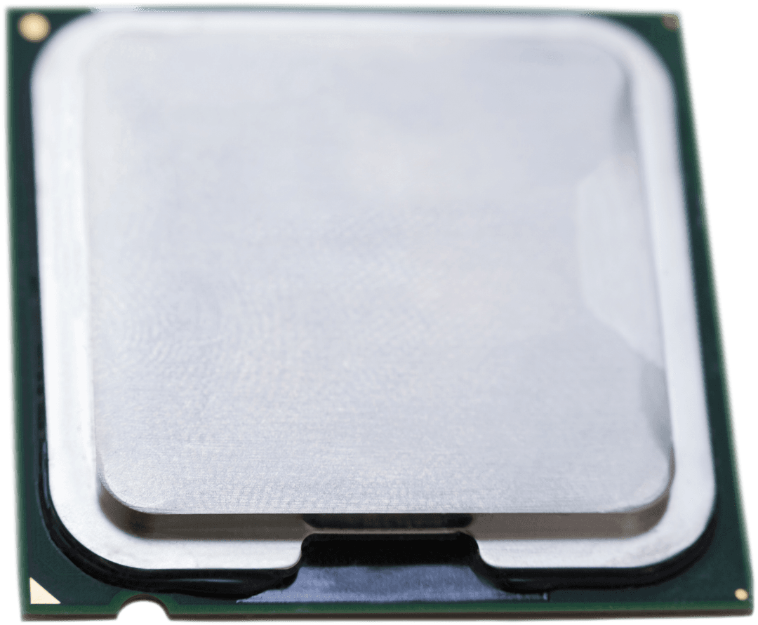 Computer Processor Isolated on Transparent Background - Download Free Stock Images Pikwizard.com