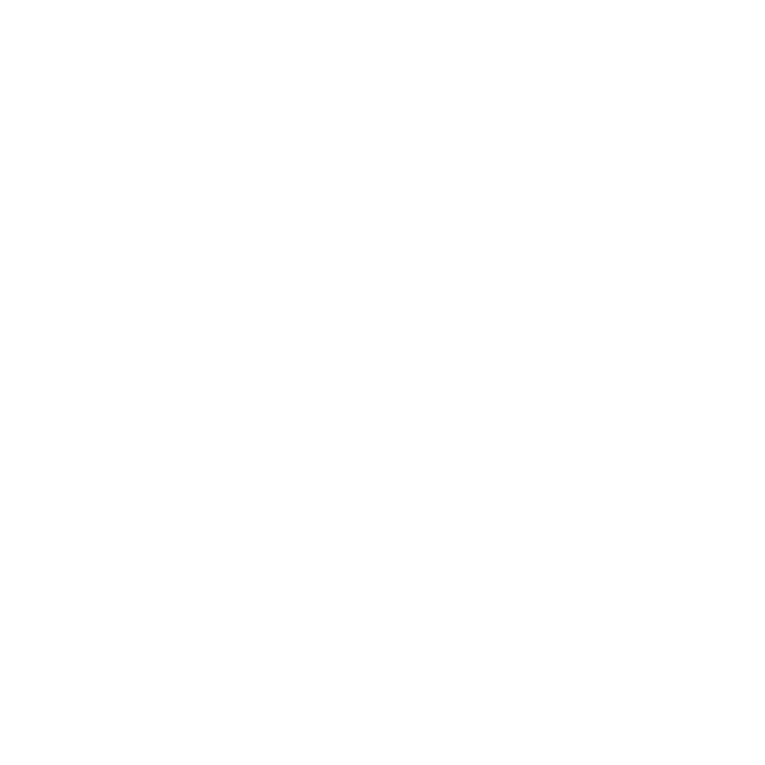 White Star of David Illustration on Transparent Background