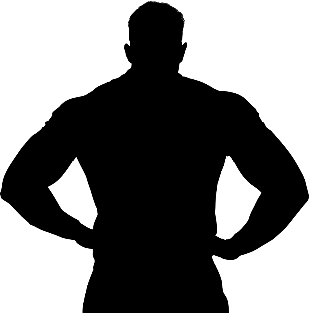 Transparent Silhouette of Rugby Player in Action Pose