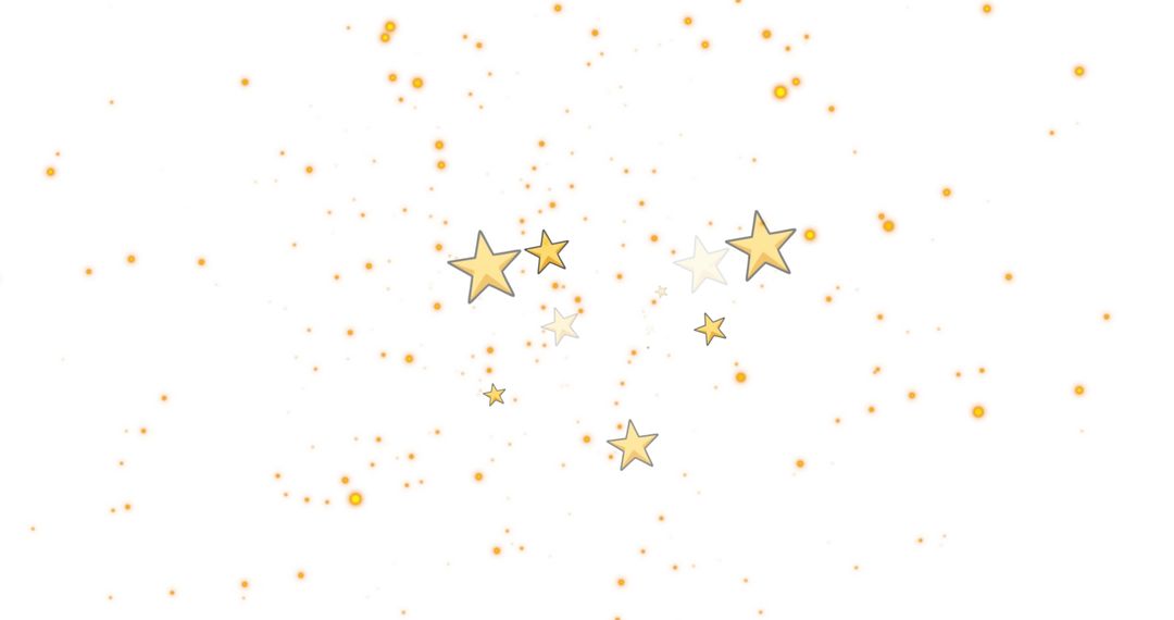Falling Stars on Bright Background Spark a Festive Mood