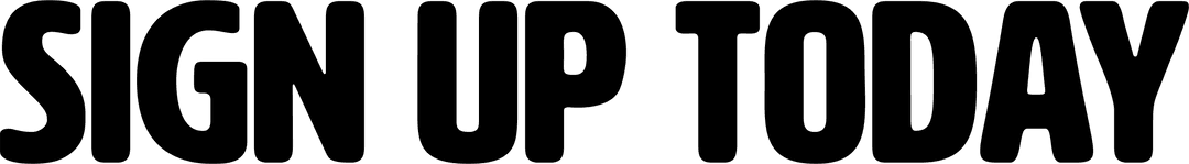 Transparent Sign Up Today Text on Isolated Background