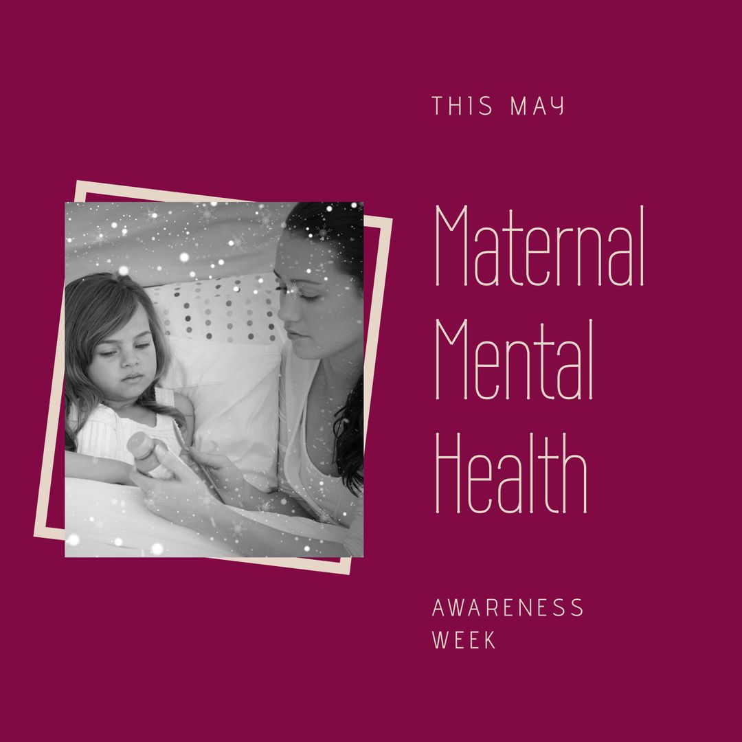 Maternal Mental Health Awareness Campaign Poster