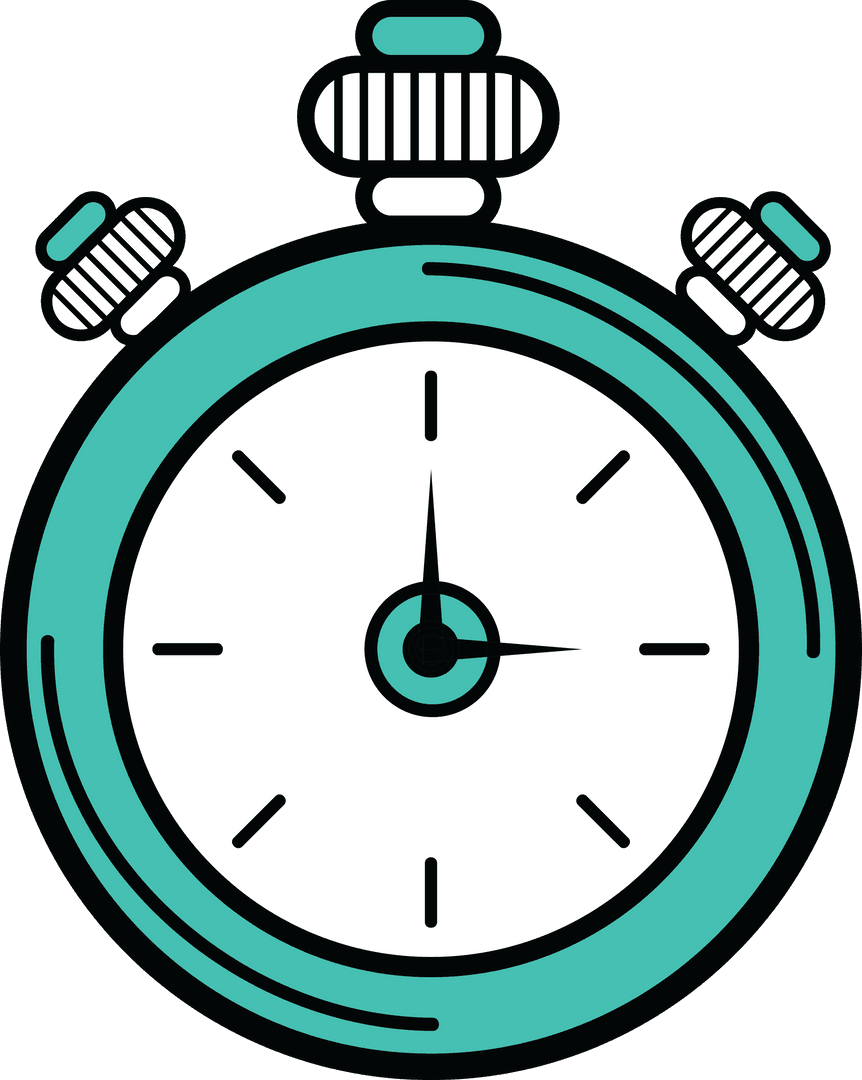 Transparent Stopwatch Illustration Symbolizing Time Efficiency