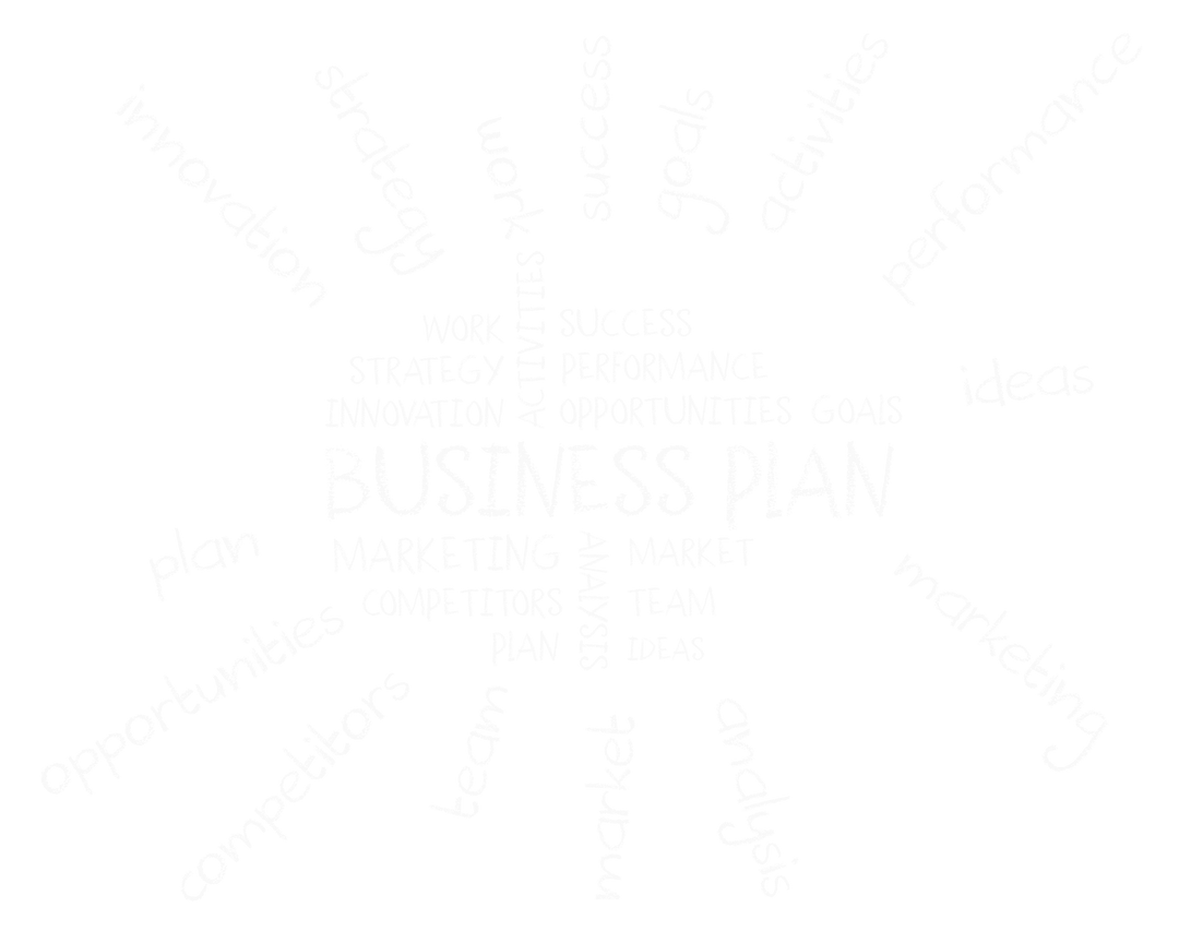Creative Business Plan Concepts on Transparent Background