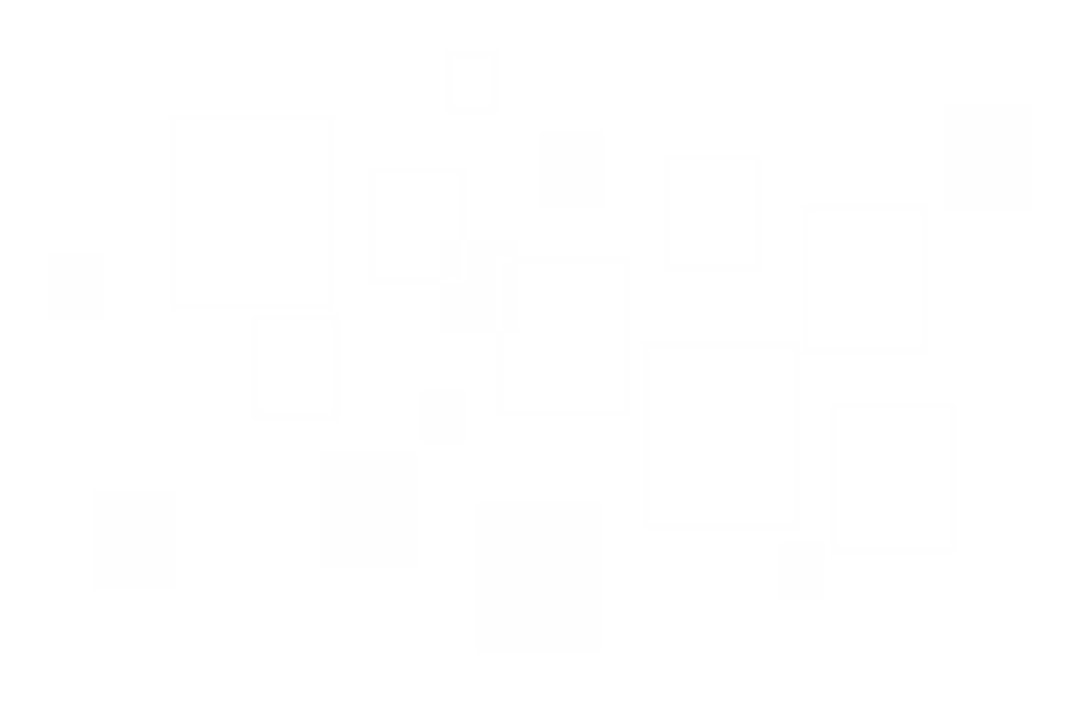 Abstract Geometric White and Grey Rectangles on Transparent Background