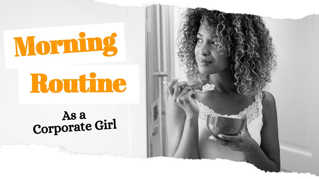 Woman Enjoying Cereal Promoting Morning Routine for Her Productive Day