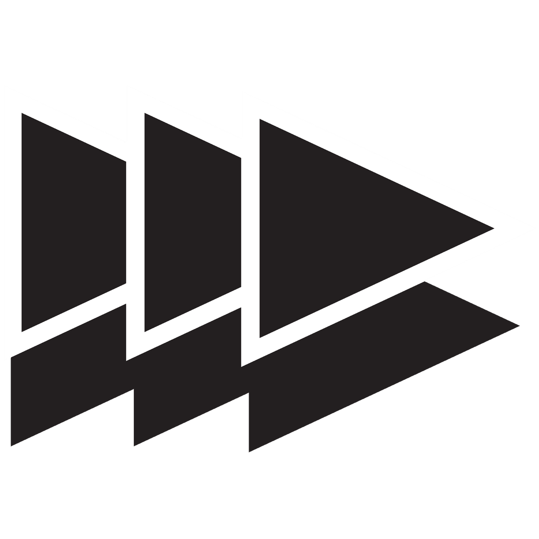 Black Arrow Trio Illustration on Transparent Background